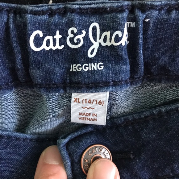 Cat & Jack Denim Jeggings-Size XL (14-16) - Picture 2 of 2